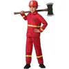 Image de Atosa Déguisement pompier enfant rouge 7 à 9 ans