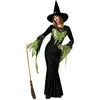 Image de Atosa costume sorcière vert élégant avec chapeau femme adulte XL