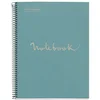 Image de Miquelrius - Cahier A4 recyclé, 80 feuilles de 80 g/m², grille 5 x 5 mm, carnet en papier recyclé (post-consommation récupéré), 1 bande couleur, 4 trous, couverture recyclée, bleu éco