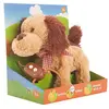 Image de Creaciones Llopis Anda Et Chien Qui Aboie Dirigés Avec Un Ours En Peluche à Câble 22 Cm