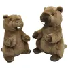 Image de Creaciones Llopis Nounours Marmotte Brune 38 Cm