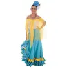 Image de Creaciones Llopis Costume De Danse Sévillane Turquoise