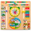Image de Cayro Jeu En Bois De Calendrier D´apprentissage
