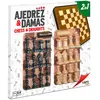 Image de Cayro Jeu D'échecs+dames Jeu De Société En Bois Complet 40 Cm