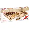 Image de Cayro Jeu De Société En Bois D'échecs De Dames Et De Backgammon 29x29 Cm