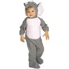 Image de Rubies Costume d'éléphant pour garçons et filles avec capuche et queue, officiel Rubies pour carnaval, Halloween, fêtes et anniversaires