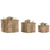 Image de DKD Home Decor Décoration de Noël naturelle 25 x 25 x 25 cm (3 pièces)