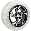Image de Goodyear Lot de 2 chaînes à neige en tissu pour voiture, ultra adhérence, taille XL, spécifique pour le fonctionnement du véhicule, textile, blanc