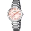 Image de Festina Quartz Montre avec Bracelet en Acier Inoxydable F16936/C, Rose, Bracelet