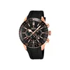 Image de Festina Montre à quartz analogique pour homme avec bracelet en silicone F20516/2, Noir/or rose., groß, Sangles