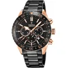 Image de Festina Montre analogique à quartz pour homme avec bracelet en acier inoxydable F20578/1, Noir, Bracelet