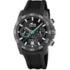 Image de LOTUS Montre Homme 18974/3 Chrono boîtier en Fibre de carbone Noir bracelet en Caoutchouc Noir