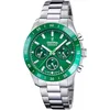 Image de Festina Montre pour Unisex F20693/5 Ceramic Boîtier en Acier Inoxydable Gris Bracelet en Acier Inoxydable Gris, Green, bracelet