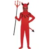 Image de FIESTAS GUIRCA Déguisement de diable feu - Démon rouge - Déguisement d'Halloween pour enfant 10-12 ans