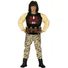 Image de FIESTAS GUIRCA Rhum Bo Déguisement amusant de guerrier militaire musclé avec attache bière pour homme Taille M 48-50