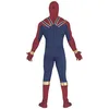 Image de FIESTAS GUIRCA Déguisement Spider-Man Super Spider pour homme Rouge/bleu/doré avec masque et combinaison Taille XL 56-58