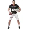 Image de FIESTAS GUIRCA Quarterback Déguisement uniforme de football américain pour homme Taille S 46-48