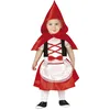Image de FIESTAS GUIRCA Costume de petit chaperon rouge pour bébé (18-24 mois) - Cape, capuche et robe - Déguisement de contes et de fées pour Halloween et fêtes d'enfants - Idéal pour les filles - Rouge et