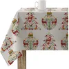 Image de BELUM Nappe de Noël 100 x 140 cm 100% coton résiné Anti-taches (Tacte non plastifié) Modèle Merry Christmas 71