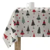 Image de BELUM Nappe de Noël 250 x 140 cm 100% coton résiné Anti-taches (Tacte non plastifié) Modèle Merry Christmas 82