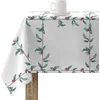 Image de BELUM Nappe de Noël XL 180 x 250 cm 100% coton résiné Anti-taches (Tacte non plastifié) Modèle White Christmas 1