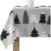 Image de BELUM Nappe de Noël | Nappe Anti-taches Table Rectangulaire Résiné | Nappe en résine (Tacte plastifié) | Nappe de table | Nappe de table maison (100 x 140 cm)