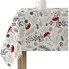 Image de BELUM Nappe de Noël | Nappe anti-taches Table rectangulaire résinée | Nappe résinée (acte plastifié) | Nappe de table | Nappe de table maison (200 x 140 cm)