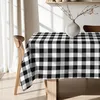 Image de BELUM 0120-101 Nappe en résine anti-taches Motif carreaux Vichy Taille 250 x 140 cm Nappe anti-taches Non toile cirée Nappe Vichy Noir Nappe Tissu 100% coton biologique