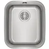 Image de TEKA BE 34.40 - Évier sous plan de travail, 1 cuve, pour meuble de 45 cm, cuve en acier inoxydable, installation facile, design moderne, couleur acier inoxydable