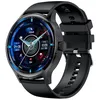 Image de Smartwatch Cool Iris en silicone noir (Amoled, appels, santé, sport), Noir, Grande