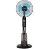 Image de Jocca - Ventilateur sur pied avec nébuliseur, 3 vitesses, oscillation de 60°, réservoir de 3,2 l, brume réglable, minuteur, 40 x 40 x 127 cm
