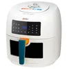 Image de JOCCA Friteuse à air chaud avec fenêtre, grande capacité, 7,4 l, minuteur, température réglable, édition limitée, blanc