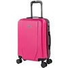 Image de ITACA - Valise Cabine 55x40x20 Rigide Légère à Roulette 4 Roues Pivotantes avec Cadenas à Combinaison Extensible. Bagage Cabine Idéal pour Voyager en Avion Petite Valise Compacte Co, Fuchsia-Antraciet