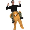 Image de Mom Déguisement De Femme Lion à Enfourcher