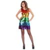 Image de Mom Costume Robe Arc-en-ciel