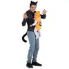 Image de Mom Costume De Chat Et Homme Citrouille