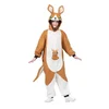 Image de Mom Fille Kigurumi Kangourou Avec Queue Et Costume à Capuche Rembourrée