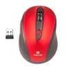 Image de NGS EVO MUTE RED Souris optique sans fil 2,4 GHz, souris USB pour ordinateur ou ordinateur portable avec 5 boutons silencieux et balayage, 800/1600 dpi, rouge