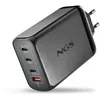 Image de NGS Bud 240 W - Chargeur mural ultra rapide avec 4 ports, 3 USB-C(PD3.1 & PPS) 1 USB-A (QC 3.0 30 W) Compact et portable pour smartphones, tablettes, ordinateurs portables, matériaux GAN ignifuges,