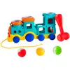 Image de Tachan Train à Tirer Pour Enfants Avec Marteau Et Balles
