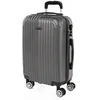 Image de ITACA - Valise Cabine 55x40x20 Rigide Légère à Roulette 4 Roues Pivotantes avec Cadenas à Combinaison Bagage Cabine Idéal pour Voyager en Avion Petite Valise Compacte Compatible avec Ryan, Antraciet