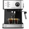 Image de Cecotec Machine à café Espress Power Espresso Professionale. 850 W, 20 bars de Pression, Manomètre, 1.5L, Bras Double Sortie, Buse vapeur, Plateau Réchauffe-tasses, Finitions en Acier Inoxydable