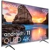 Image de Cecotec QLED 50" Smart TV V1 Série VQU10050. 4K UHD, Android 11, Frameles Design, MEMC, Dolby Vision et Dolby Atmos, Large Gamme de Couleurs, modèle 2023