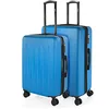 Image de SKPAT - Valises. Lot de Valise Rigides 4 Roulettes - Valise Grande Taille, Valise soute Avion, Bagages pour Voyages.Ensemble Valise Voyage. Verrouillage à Combinaison, Elektrisch blauw
