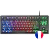 Image de Mars Gaming MK023, Clavier Gaming TKL, Technologie Hybride H-Mech, Éclairage FRGB Rainbow, Anti-ghosting, Compatibilité Universelle, Noir, Langue Français