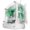 Image de MARSGAMING MC-EDGE, boîtier de jeu ATX, design en plein air, triple panneau en verre trempé, PC Mid Tower, support de refroidissement liquide jusqu'à 240 mm, système de gestion interne des câbles,