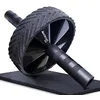 Image de Mobiclinic, Rouleau pour abdominaux, tapis inclus, set d'exercices abdominaux, marque espagnole, charge maximale de 150 kg, entraînement à domicile, roue abdominale, pour push-ups