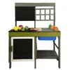 Image de Outdoor Toys Cuisinette Éducative En Bois Irene 78x33x98 Cm