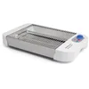 Image de Orbegozo TO 1010 - Grille-pain horizontal, réchauffe-viennoiseries, type multi-pain, ramasse-miettes, minuterie, 600 W, gris