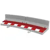 Image de Scalextric Clôture Courbée Extérieure Bordure 1:32 4 Unités